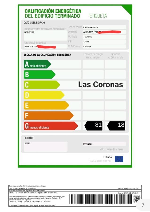 Vivienda Vacacional Las Coronas 48 Costa Teguise Exteriér fotografie